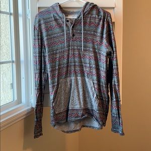 Hooded light sweater